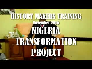 36. HMT. NIGERIA TRANSFORMATION PROJECT PRESENTATION- HMT November 2016