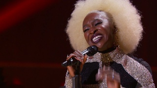 Cynthia Erivo performs the Whitney Houston hit I Wanna Dance With Somebody (Who Loves Me)