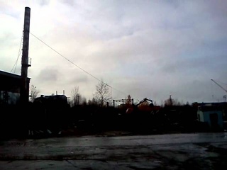 Труба упала