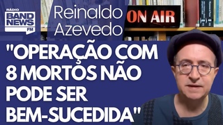 Reinaldo: Mortes no Guarujá não são solução, são problema
