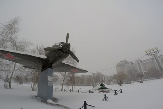 Прогулка по заснеженному Белгороду.