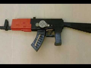 Lego AK-47 with grenade launcher