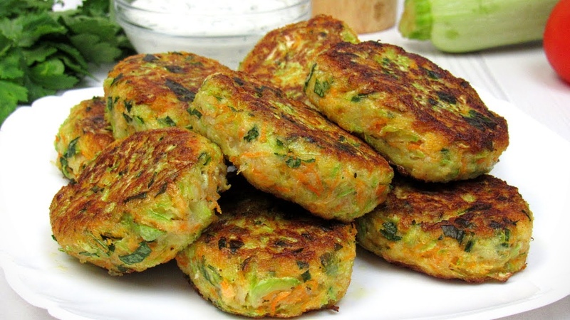 ТРИ рецепта как приготовить КАБАЧКИ вкусно и просто