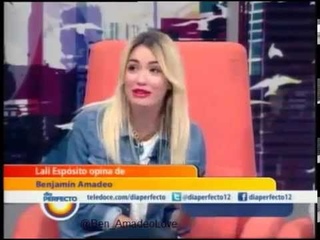 “Somos un horror de pegados“ Lali sobre Benja (Uruguay 03-09-14)
