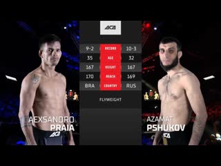 Алешандро Прайа vs. Азамат Пшуков | Alexsandro Praia vs. Azamat Pshukov | ACA 159