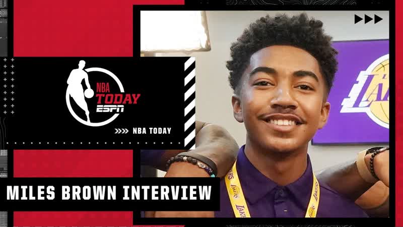 Miles Brown talks Lakers and Le Bron James, NBA