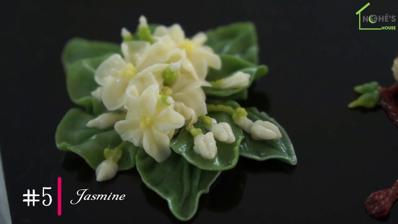 5 JASMINE, Basic Buttercream Flowers for beginners, Me Nghe