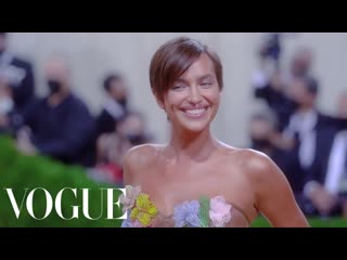 Behind Irina Shayk's 'Naked Dress' Met Gala Look | Vogue