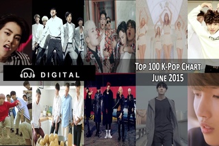 Top 100 K-Pop Songs for June 2015 (Month End Chart)