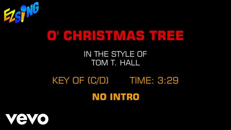 Tom T. Hall O Christmas Tree ( Karaoke EZ