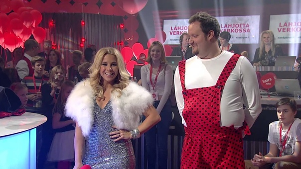 Nenäpäivä 2014 Sami Hedberg ja Krista Siegfrids hehkuttavat