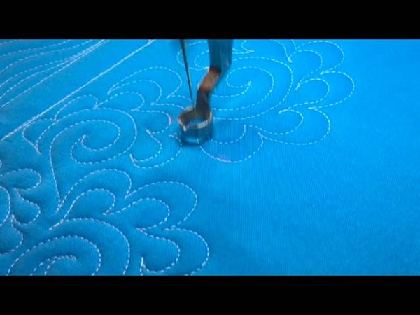 Free Motion Quilting Ideas: Swirl, Feather