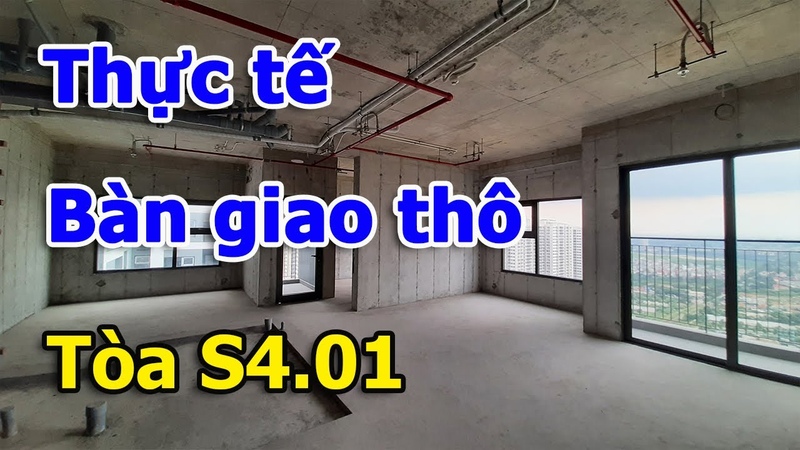 Tòa Vinhomes Smart City bàn giao thô căn hộ 3 phòng ngủ như thế nào , Vuong