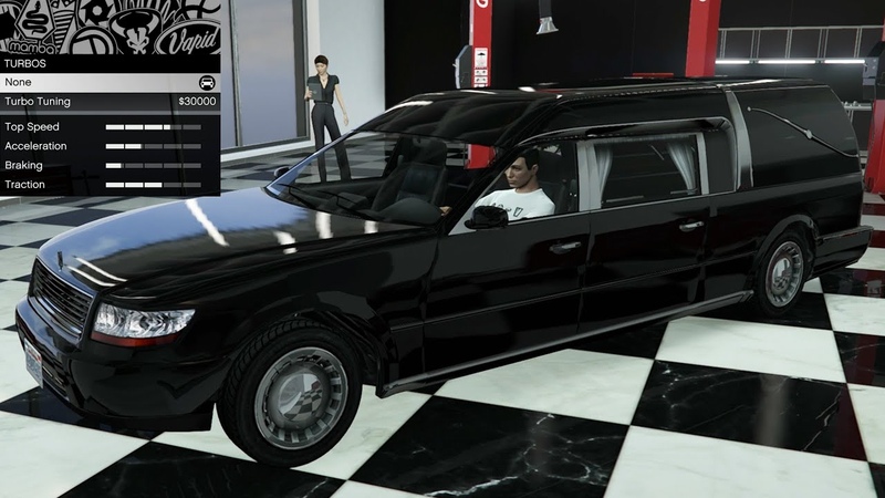 GTA 5 OG Vehicle Customization Chariot Romero Hearse ( Lincoln