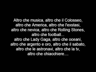 Jovanotti - Il pi grande spettacolo dopo il Big Bang (Lyrics)