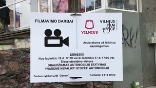 Прогулка с Natalex/601: а в #vilnius опять снимают кино))