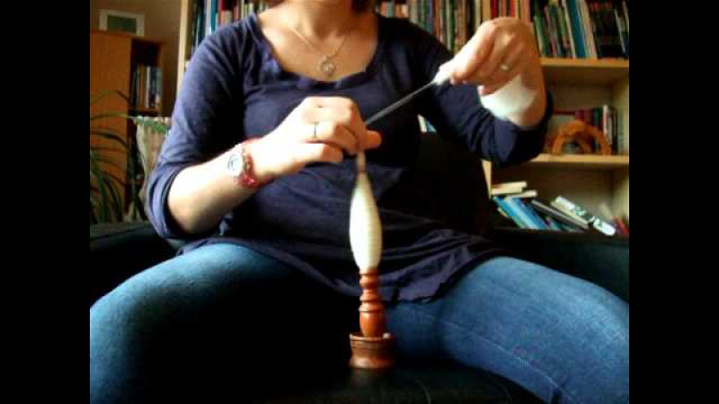 Spinning on a Russian Style Spindle