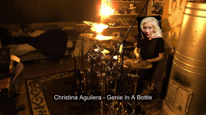 Christina Aguilera Genie In A Bottle ( Metal Rock