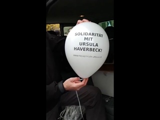 Live aus Bielefeld von der Geburtstagsdemonstration fr Ursula Haverbeck zum 90. Geburtstag