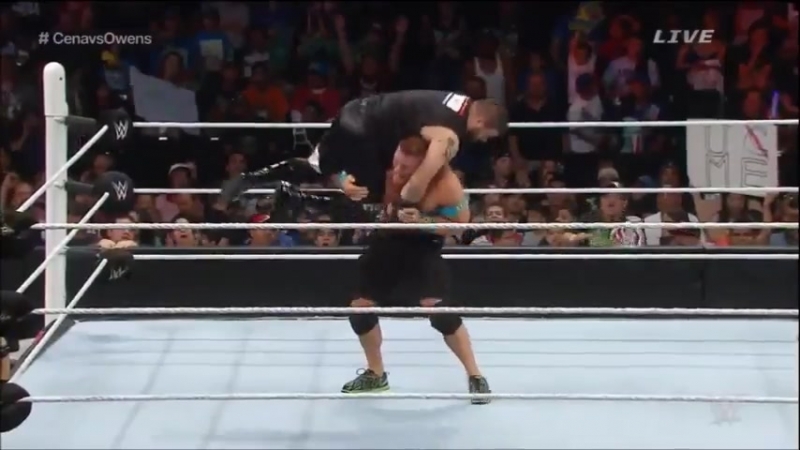 71. Джон Сина против Кевина Оуэнса; 31 мая 2015 года; Elimination Chamber