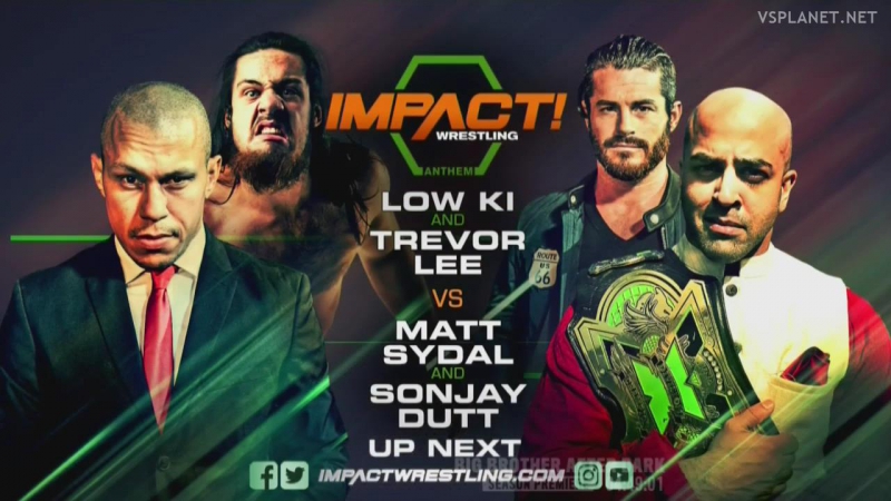 Impact Wrestling Low Ki, Trevor Lee vs Matt Sydal, Sonjay