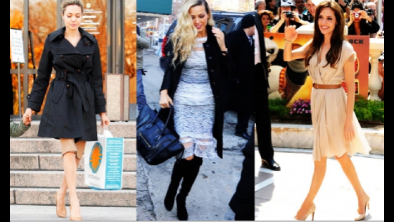 Angelina jolie casual style