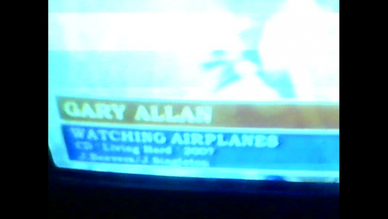 Gary Allan Watching Airplanes