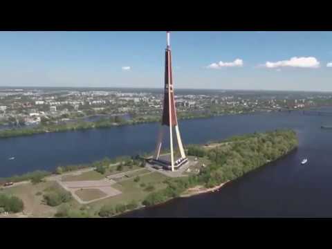 FLYING OVER RIVER 8 min Drone Film by Walking Nice for Stress