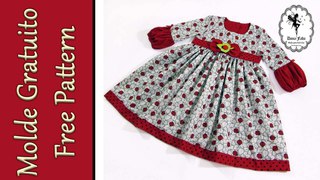 Vestido Joaninhas 2 a 7 anos
