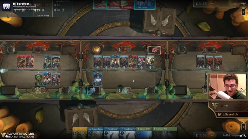 Ознакомительный турнир по Artifact, MELO vs