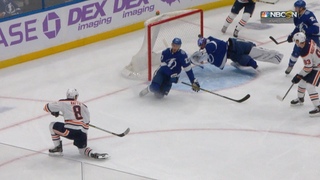 Andrei Vasilevskiy uses his head to rob Ty Rattie