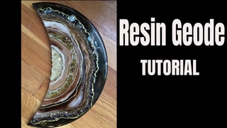 How to make a Resin Geode || Part 1 || Crescent Moon || Stunning 😍