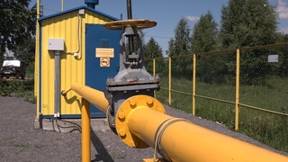 В деревни пришел природный газ