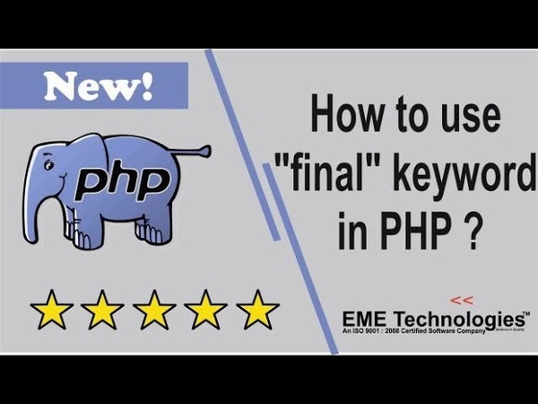 How to use final keyword in