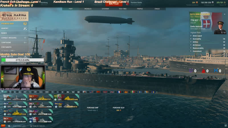 Admiral Redhair live