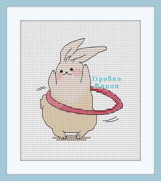 Белый кролик вышивка схемы купить. Мария Бровко вышивка кролики. Мария Бровко схемы для вышивки. Кролик эскиз для вышивки. Цветную бумажную схему вышивки крестом Марии Бровко.
