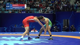 1/16 FS - 74 kg: Z. SIDAKOV (RUS) v. V. HERNANDEZ LU (MEX)