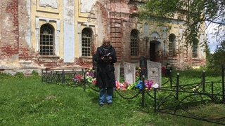 Осечно, Вышневолоцкий г/о. Вера Алексеевна Верховская читает стихи В.Н. Соловьёва о соборе