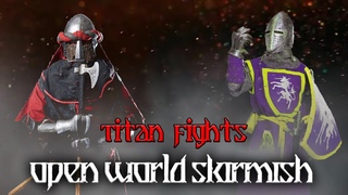 Life is Feudal: MMO - Open World Skirmish - Titan Fight #1 - Red vs Purple