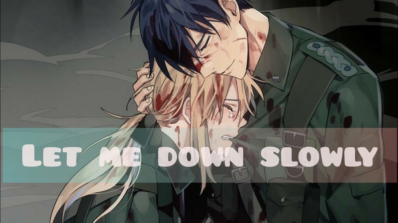 Let Me Down Slowly ( Alec Benjamin) AMV, , Violet x Major Anime