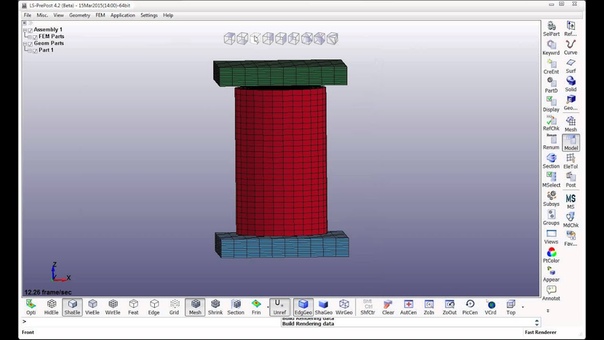 Simulation of hot stamping in LS DYNA. Tutorial
