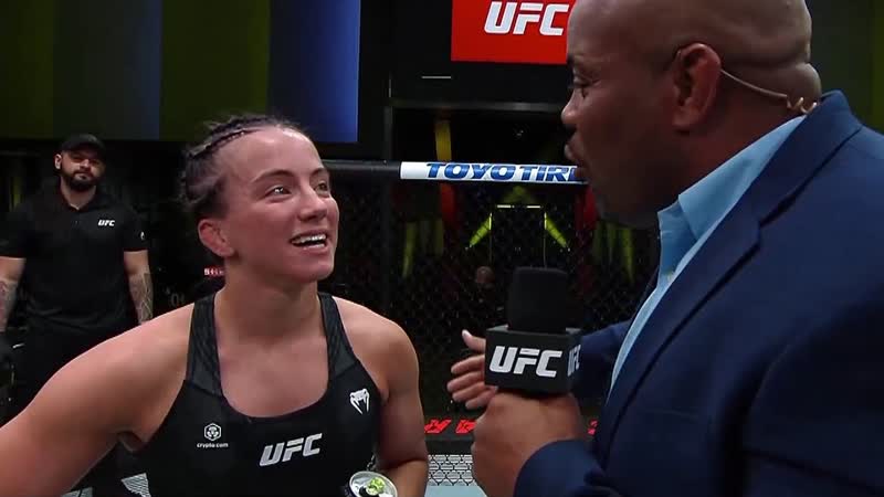 Maycee Barber Octagon Interview, UFC Vegas