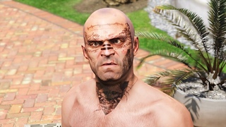 Face tattoos trevor ( Post Malone ) - GTA 5 mod - ГТА 5 моды - обзор и установка мода