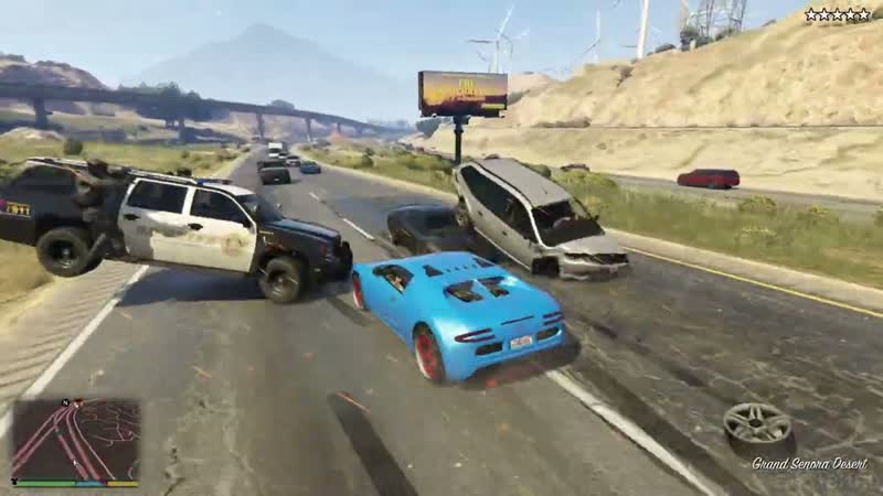 GTA 5 100 Tons Super Car Rampage, 21 HD Grand Theft Auto