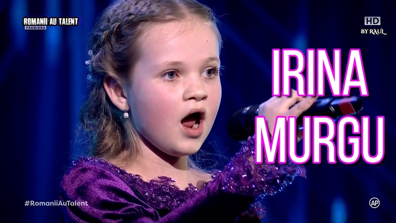 Irina Murgu un înger cu VOCE de aur Moment de GOLDEN BUZZ, cu o mică prinţesă la Românii au