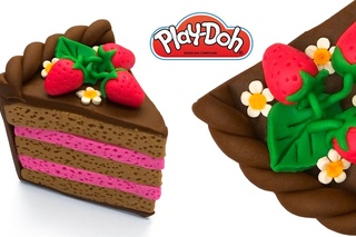 DIY Play Doh Toy Food │ Strawberry Cupcake Play-Doh Crafts for Kids │ DIY for Kids. Learning Colors