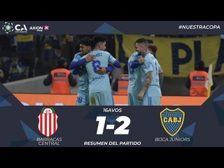16avos: Barracas Central 1 - Boca 2