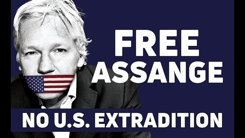 Free Assange: No US