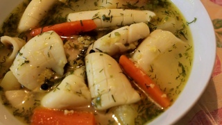 СУП С КАЛЬМАРАМИ  ВКУСНЕЙШИЙ!!!! /KALMAR SUPU/SQUID SOUP/ KALAMAR CORBASI  COK LEZZETLI/
