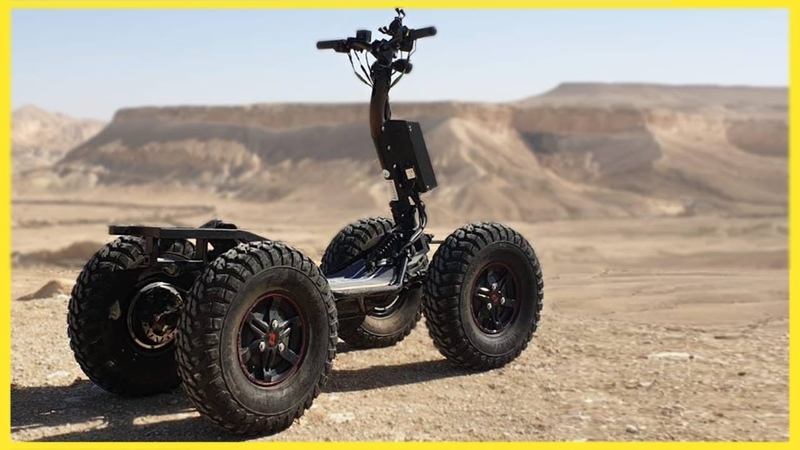 Heavy Duty Off Road Electric Scooters EZRAIDER HD 4 LW